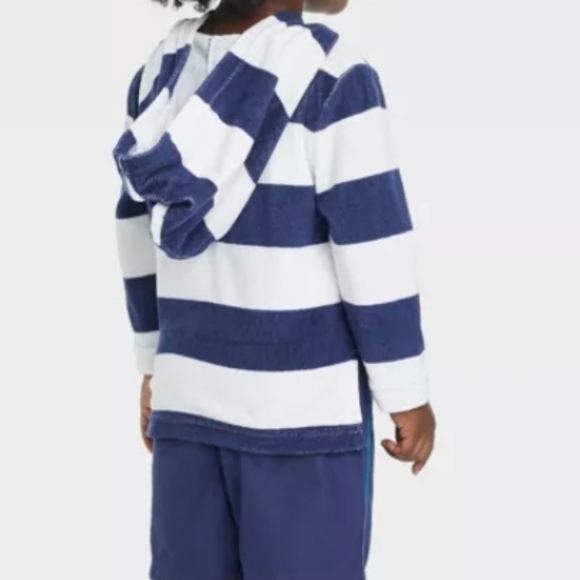 Cat & Jack Striped Cover Up Top Size 2T - Picture 3 of 6